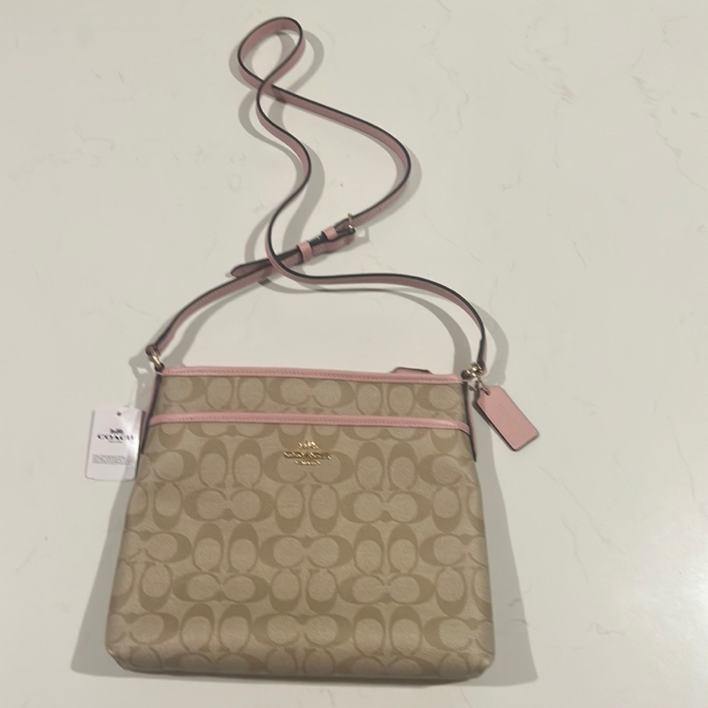 Pink Coach Crossbody Purse - NEVER USED